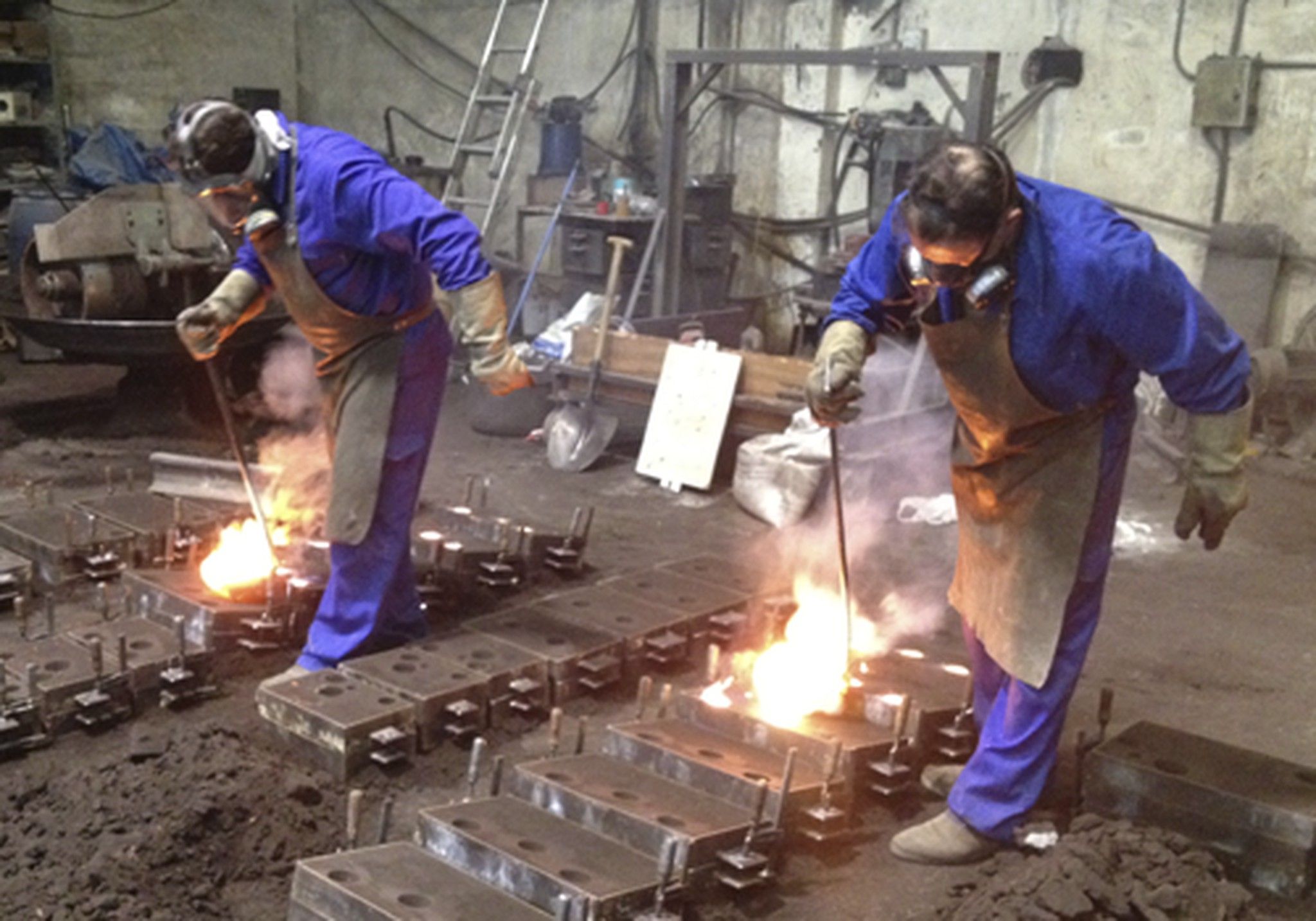 Método de fundido a la tierra