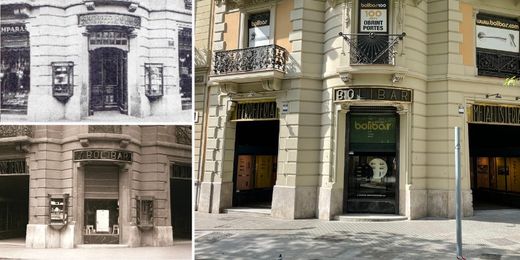 Évolution de la façade des Bronzes de Bolíbar