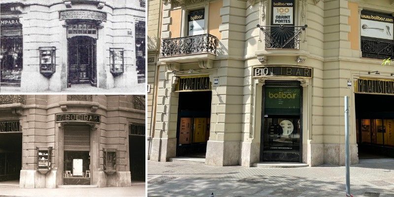 Evolució de la façana de Bolibar Bronzes