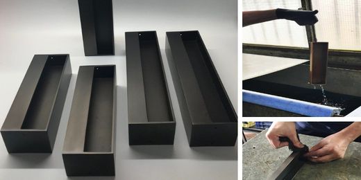 Poignées encastrées sur mesure