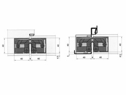 Bisagra invisible modelo Tectus ref. BO0310NS14 — Ferreteriabolibar