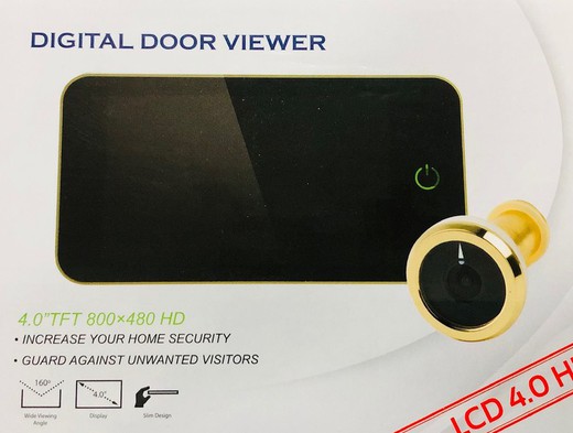 Mirilla digital puerta entrada 4 pulgadas DDV