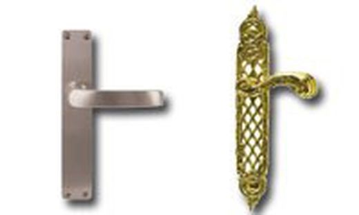 Manivela con placa larga