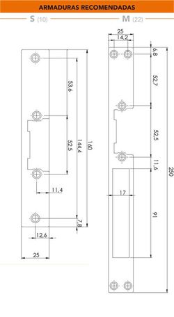 Ouvre-porte 54 Dorcas CE0054 CE0055