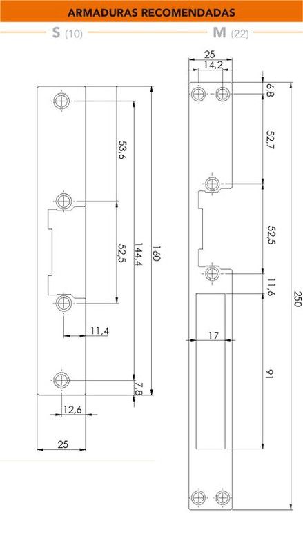 Ouvre-porte 54 Dorcas CE0054 CE0055
