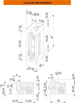 Ouvre-porte 54 Dorcas CE0054 CE0055