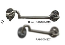 Heurtoir de porte en nickel satiné RA8047