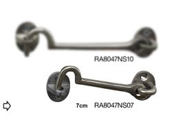 Heurtoir de porte en nickel satiné RA8047