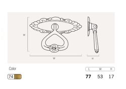 Bague avec plaque horizontale A0221LVHO