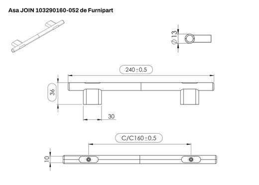 Handle 103290 JOIN par Furnipart A1032