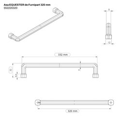 Poignée 552220 EQUESTER par Furnipart A5485
