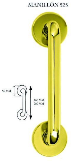 Poignée avec rosaces 518 525 MA6005