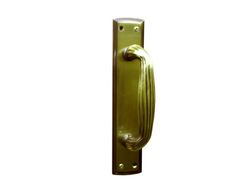 Poignée rainurée avec plaque MA0511