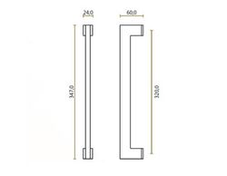 Poignée JOLIE EVOKE pour porte ou fenêtre