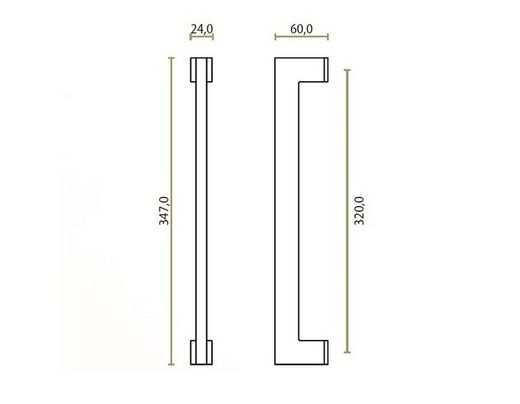 Poignée JOLIE EVOKE pour porte ou fenêtre