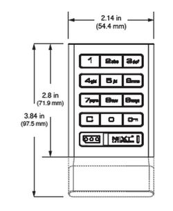 CLAVIER DE CASIER AXIS par DIGILOCK CE3400
