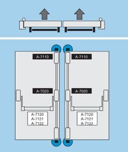 Antip.Horizon.Bar Noir 95 cm CE7120NE95