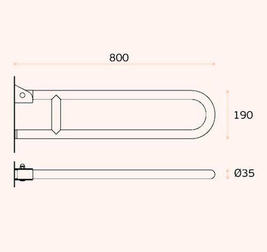 Barre de support IN.12.022 JNF WC9022IM00
