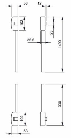 VERT.CIE.2POINT.LATER.NEG BAR CE7115NE00