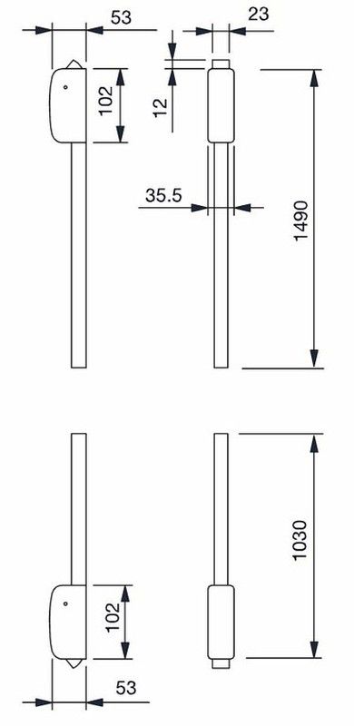 Barre verticale Cie.2 Points Noir Ce7110Ne00