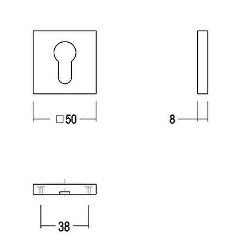 Trou de serrure 700-092 Quincalux QO0700BMCI