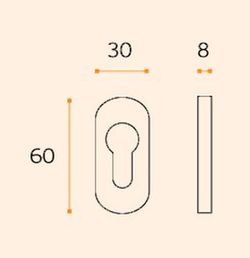 Ampoule pour trou de serrure IN.04.280.Y08.N JNF QO0428IMCI