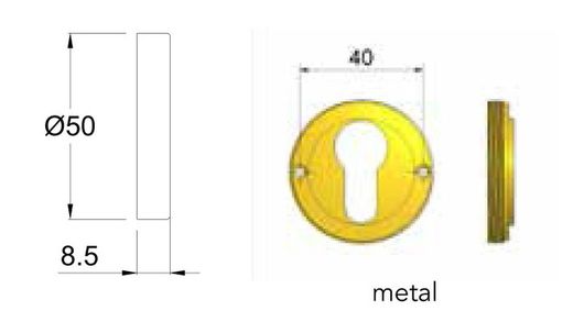 Trou de serrure rond 006BY Reguitti QO0049