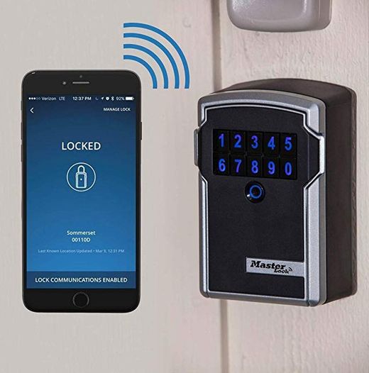 Coffre-fort à clés Bluetooth MasterLock