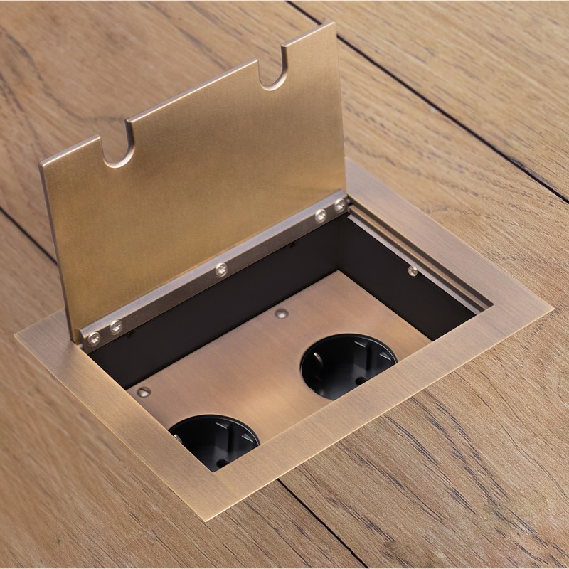 Cajas de suelo para enchufes de Atelier Luxus — Ferreteriabolibar