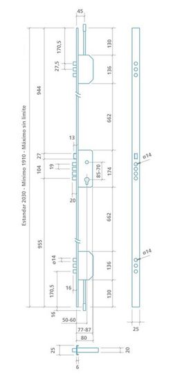Serrure Ezcurra CO2000 2000B