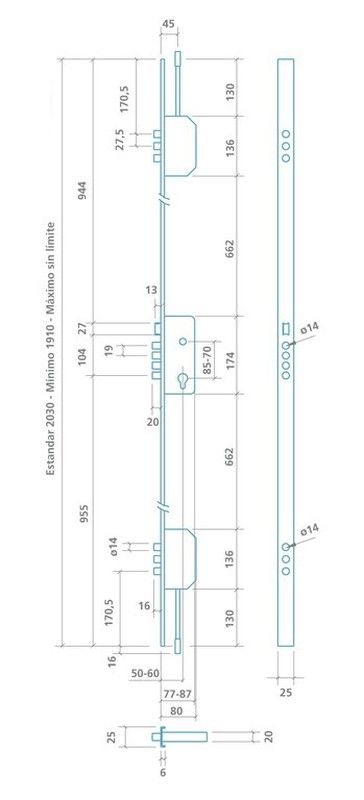 Serrure Ezcurra CO2000 2000B
