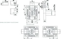 Verrou de montage en surface Ojmar CM0956NI22