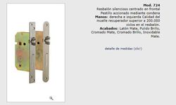 Serrure g/ret. silencieux 724 Joanper CO0724