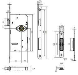 JNF CE0860IM00 Serrure magnétique IN.20.860