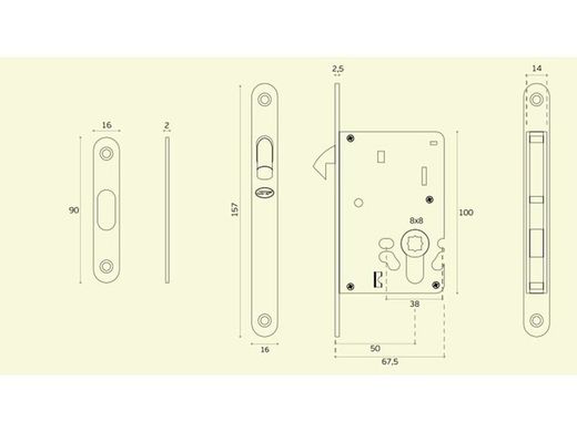 Verrou IN.20.915.S JNF CO7125IM00