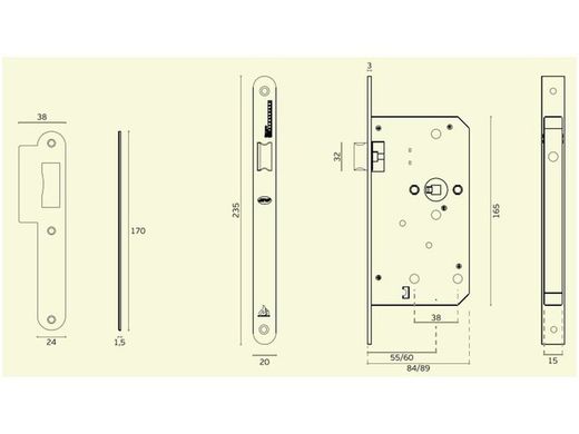 IN.20.977 JNF CO0977 Écluse de passage