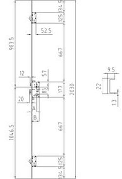 Serrure de sécurité 501A 3P MCM CO0502