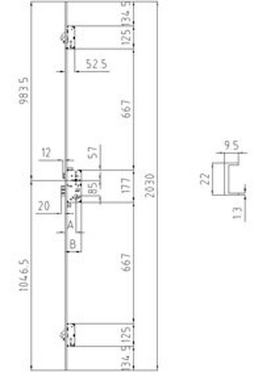 Serrure de sécurité 501A 3P MCM CO0502