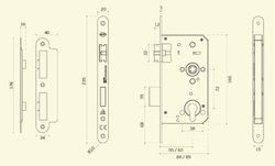 Serrure de sécurité IN.20.995.R JNF CO0995