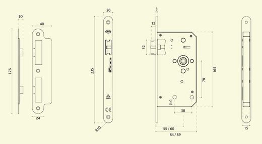 IN.20.997.R JNF CO0997 verrou de sécurité