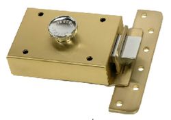 Serrure en applique 304 INCECA, gâche et clé CO1067