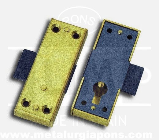 Serrure en saillie pour vitrine 1208 Pons CM0208