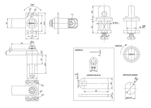 Cadenas de casier 39 Ojmar CM0039