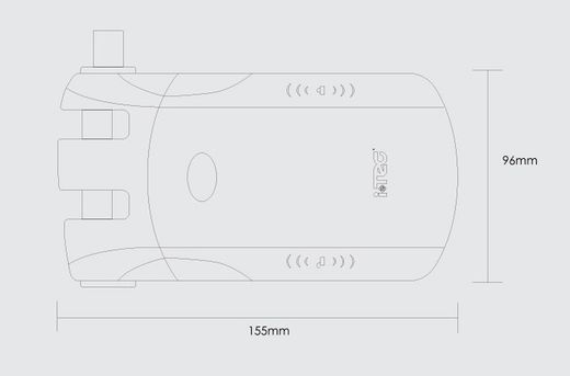 Cadenas antivol IDuo-Lock I-TEC CE1300
