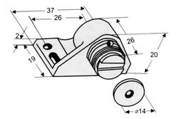 Fermeture magnétique 121NCS YM0022MA06