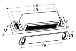 Fermeture magnétique 111-R YM0011
