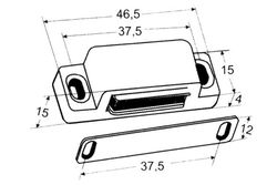 Fermeture magnétique 115-R YM0015