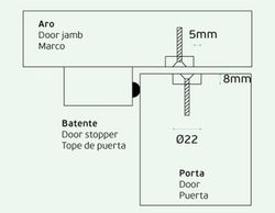 Fermeture magnétique IN.17.010 JNF YM0014HC00
