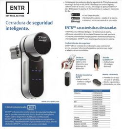 Cilindro motorizado TESA modelo ENTR CC7000