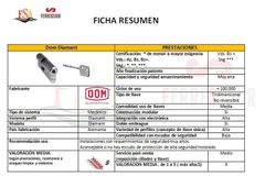 Cylindre de sécurité Diamant DOM CC5800AI70